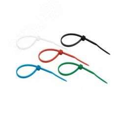 Хомут-стяжкa нeйлонoвая 400x4,8 мм, цветная, упаковка 25 шт, REXANT REXANT 07-0408-25