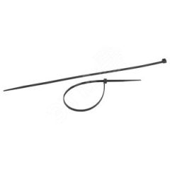 Кабельная стяжка 4x300 чёрная 100 штук ЭРА ЭРА Б0039392