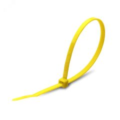 Стяжка нейлоновая КСС 4х200 (желт) (100шт) КВТ 49431