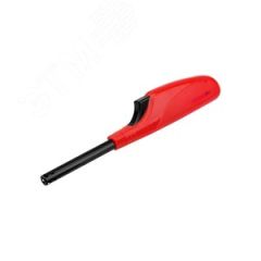 Пьезозажигалка газовая бытовая с классическим пламенем СК-306, многоразовая, цвет красный REXANT 61-0968