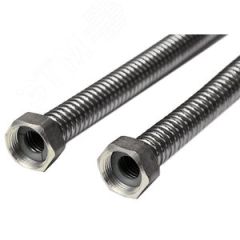 Подводка сильфонная для газа 1/2' ВВ 50 см AQUALINK 07006