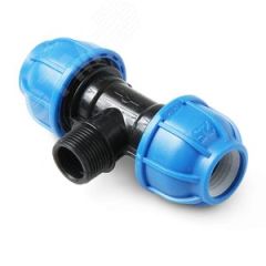 Тройник с наружной резьбой 32x1 1/4x32 PRO AQUA 77032000032M114