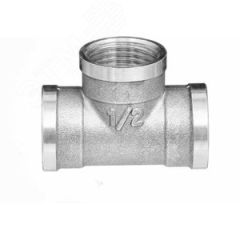 Тройник 1/2В Т15В никель БАЗ БАЗ.Т.15В.Н