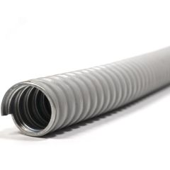 Металлорукав в ПВХ изоляции МРПИ НГ 25 (50 м/уп.) серый ЗЭТА Новосибирск zeta41913