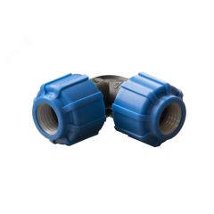 Отвод ПНД компрессионный 90 град 32 мм Политэк 50040032