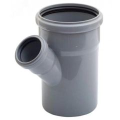 Тройник канализационный (полипропилен) 110x 50/45град. PRO AQUA 201545