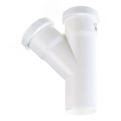 Тройник канализационный белый 45 град. 32х32 Ostendorf 559600