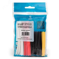 Набор термоусадочных трубок Колорит 10/5 КВТ 73638