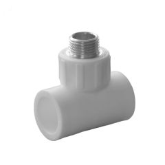 Тройник полипропиленовый PPR комбинированный  НР 25 х 1/2' Политэк 9510002512