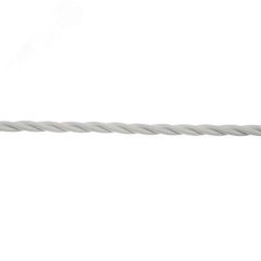 Ретро провод 2х0,75 Белый (матовый) 10м Бирони B1-422-71-10