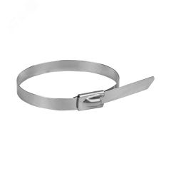 Хомут AISI 304 из нержавеющей стали, 4.6x150 (10 шт.) FlexLock PROxima EKF plc-fl-tss-304-4.6x150-r