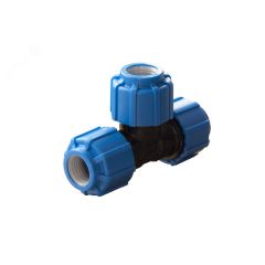 Тройник ПНД компрессионный 20 Политэк 50050020