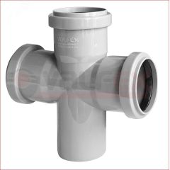 Крестовина 50/50/50х87.5 градусов для внутренней канализации VALFEX 27205050