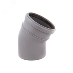 Отвод 30 градусов 110мм для внутренней канализации VALFEX 20122110