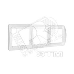 Рамка 3 поста Валери горизонтальная белая Универсал ВР003Г