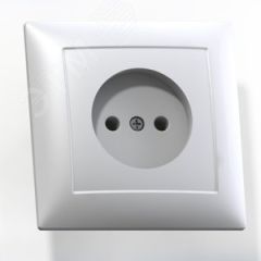 СЕЛЕНА Розетка скр. уст. одномест. РС16-369, белый Кунцево 8110