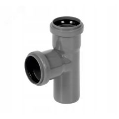 Тройник канализационный (полипропилен) 50x50/87,5град. PRO AQUA 205587