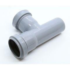 Тройник канализационный (полипропилен) 40x40/87,5град. PRO AQUA 214487