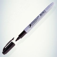 Маркер перманентный Multi Marker Slim черный, пулевидный, 2мм Crown P-505