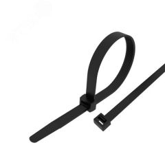 Хомут-стяжка кабельная нейлоновая PROconnect 150x2,5 мм, черная, упаковка 100 шт REXANT 57-0151