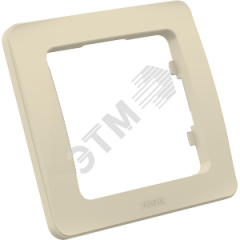 MASTER Рамка на 1 пост, слоновая кость HEGEL Р401-01