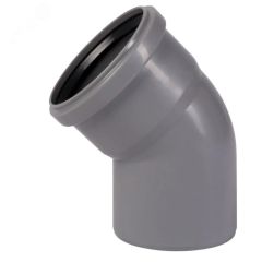 Отвод 45 градусов 75 мм для внутренней канализации VALFEX 20102075