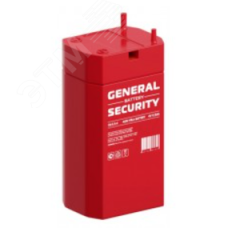Аккумулятор GS 4В 0.7Ач General Security GS0.7-4 GENERAL SECURITY