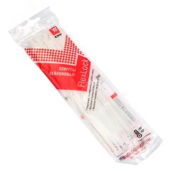 Хомут P6.6 стандартный белый 2.5x150 (50шт) FlexLock PROxima EKF plc-fl-ctsw-2.5x150-r