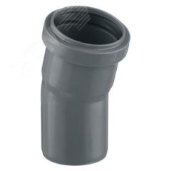 Отвод канализационный 50х15 град. Ostendorf 112100