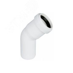 Отвод канализационный 40х45 град. белый Ostendorf 559370