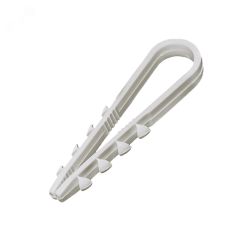 Дюбель-хомут 5-10мм для кругл. кабеля, белый (100шт). ПЭМИ ДХ510КБ100