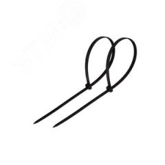 Хомут-стяжка кабельная нейлоновая 120x2,5 мм, черная, упаковка 100 шт, REXANT REXANT 07-0121