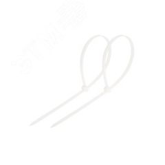 Хомут-стяжка кабельная нейлоновая PROconnect 100x2,5 мм, белая, упаковка 100 шт REXANT 57-0100