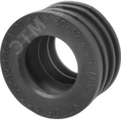 Манжета для канализации черная ТЭП 50х32 MasterProf ИС.131814