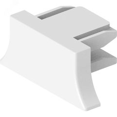 Заглушка пластиковая белая для шинопровода CAB1003 FERON LD1011