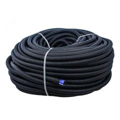 шланг гофрированный d20 мм (внутренний d14,5 мм) черный бухта 100м VIRPlast 70980411