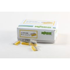 Клемма 5x2.5мм желтая/прозрачная WAGO 2273-205