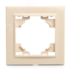 Рамка одноместная, серия Эрна, слоновая кость Stekker STEKKER PFR00-9001-02 39624