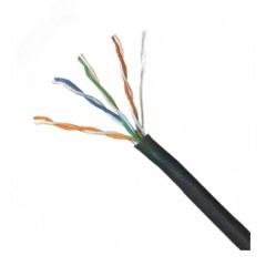 Витая пара UTP 4 пары AWG 24 категория 5е внешняя Cu Standart SkyNet UTP 4x2x0,5 5е out/Cu.