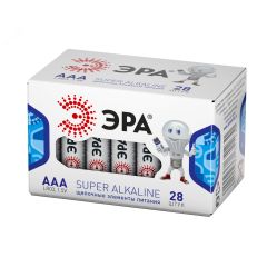 Батарейка LR03-28 box SUPER Alkaline (28/1120/44800) ЭРА Б0002909