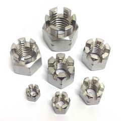 Гайка М16-6Н.6.016 ГОСТ 5918-73 прорезная         оцинкованная ПроТек УТ000133577