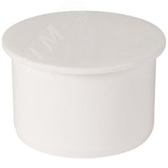 Заглушка 40 мм канализационная белая Ostendorf 559810