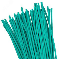 Трубка термоусаживаемая ТУТ нг 6/3 зеленая в отрезках по 1м PROxima EKF tut-6-j-1m