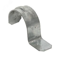 Скоба металлическая однолапковая для монтажного пистолета d25-26мм (100шт.) EKF smp-1-25-26