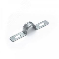 Скоба металлическая двухлапковая усиленная противопожарная СМДУ d14-15 мм (100 шт/уп) Промрукав PR13.02411