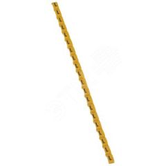 Маркировка буква (L) черный/желтый Duplix (600шт) LEGRAND 038421