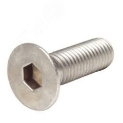 Винт с потайной головкой, внутренний шестигранник ИСО 10642 [ДИН 7991] А2 M 3X4 BEST-Крепёж I01064200A01030004FH