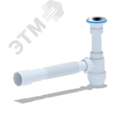 Сифон для раковины 1 1/4x32 Юнг гибкая труба 32х32/40 АНИ пласт BM1015