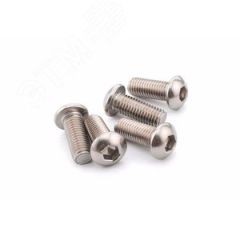 Винт с полукруглой головкой, шлиц TORX ИСО 7380-1 А2 M 6X12/12 TX30 BEST-Крепёж I00738001A02060012FT