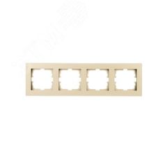 VESNA  Рамка 4-ая горизонтальная б/вст золото Lezard 742-3600-149